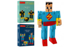 Дерев'яна іграшка Смикунець MD 2741, супергерой, 2 види