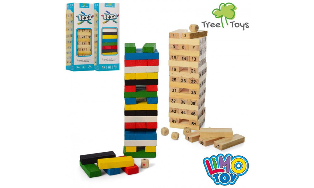 Дерев'яна розвиваюча іграшка Гра MD 1211 вежа