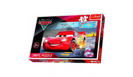 Пазли - (24 елм. MАХІ) - "Чемпіон" / Дісней Тачки 3/Trefl  14250