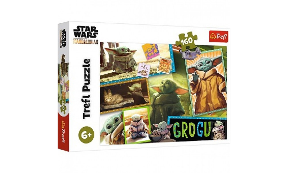 Пазли - (160 елм.) - "Грогу" / Зоряні війни: Мандалоріан/Trefl 15411