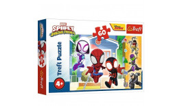 Пазли - (60 елм.) - "Світ павутини" / MARVEL /Trefl 17371