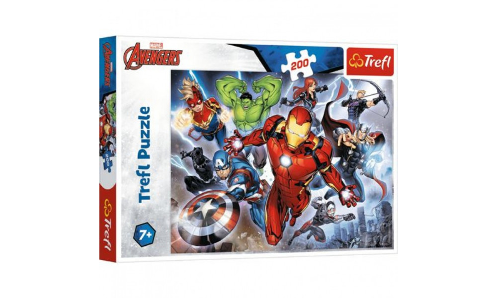 Пазли - (200 елм.) - "Месники" / Дісней Марвел/Trefl  13260