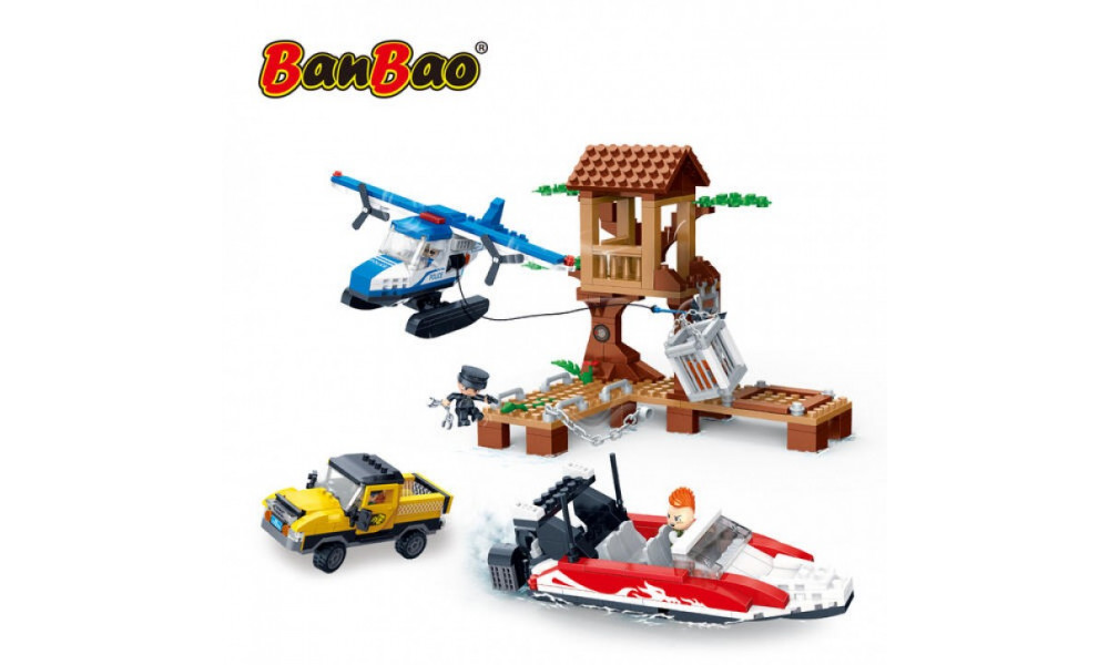 Конструктор 7031 "БанБао CITY" (561 елм.) Рятувальна місія / Banbao