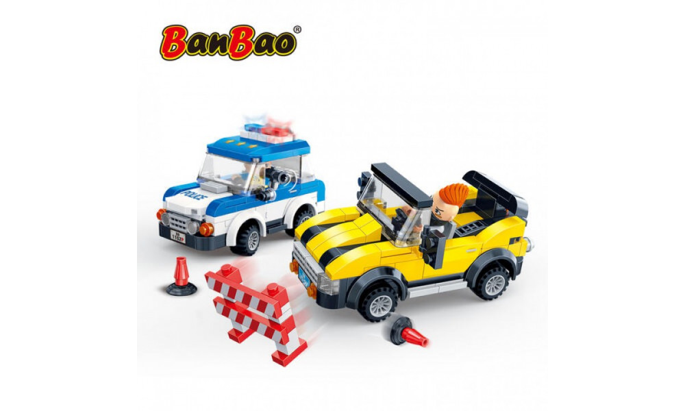 Конструктор 7033 "БанБао CITY" (268 елм.) Втеча / Banbao