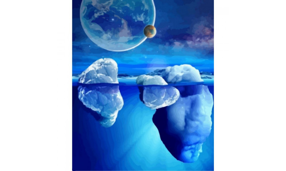 Набір для розпису "Зазирни в океан" 40*50 см 10519-AC