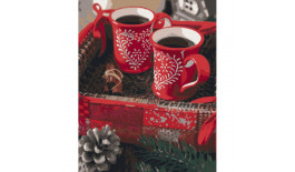 Набір для розпису "Різдвяна кава" 40*50 см 12133-AC