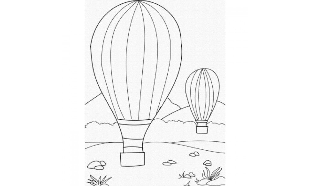 Набір для розпису "Повітряні кулі" 25*30 см 15512-AC