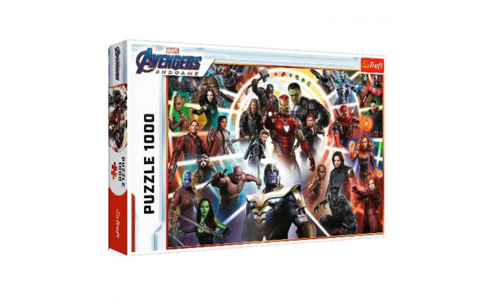Пазли - (1000 елм.) - "Месники: Фінал" / Марвел: Месники / Trefl 10626