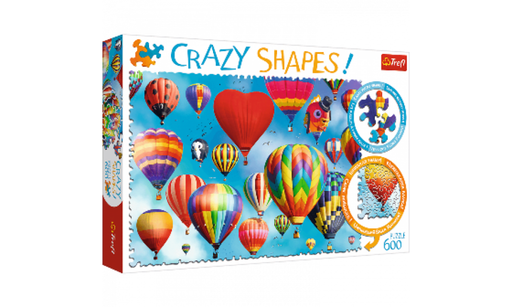 Пазли - (600 елм.) "Шалені пазли"  - "Кольорові кулі" / Trefl 11112