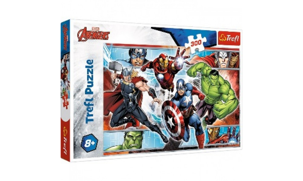 Пазли - (300 елм.) - "Месники" / MARVEL / Trefl 23000
