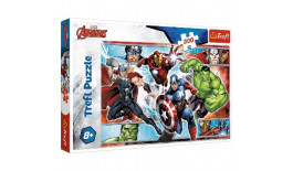 Пазли - (300 елм.) - "Месники" / MARVEL / Trefl 23000