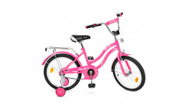 Велосипед детский PROF1 18д. L1892 (1шт) Star, малиновый,звонок,доп.колеса