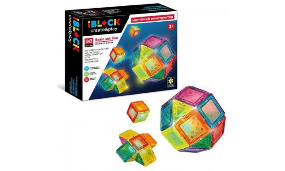 Конструктор магніт.  IBLOCK арт. PL-921-249