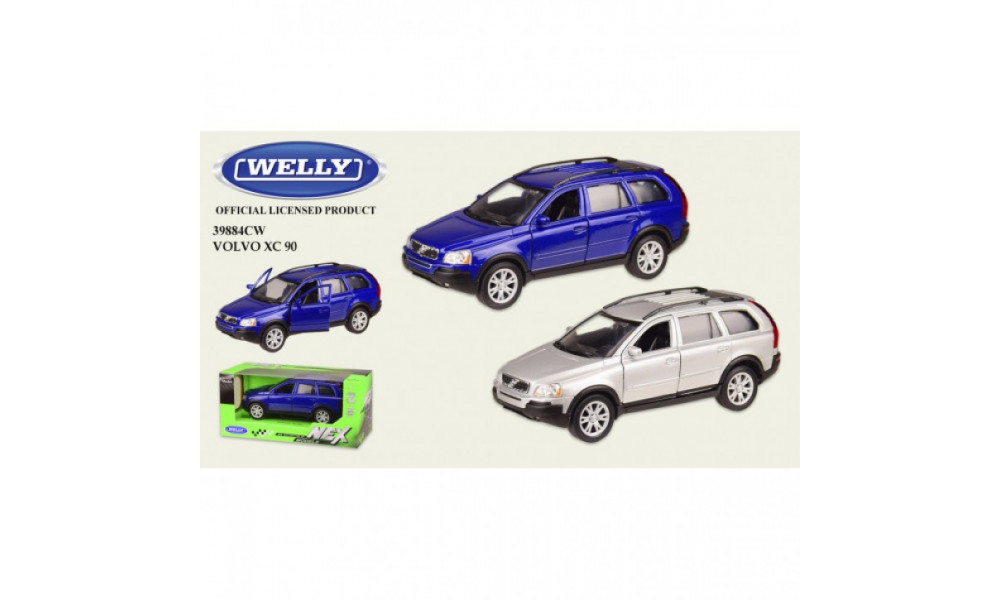 Машина метал 39884CW  "WELLY"1:32 VOLVO XC90