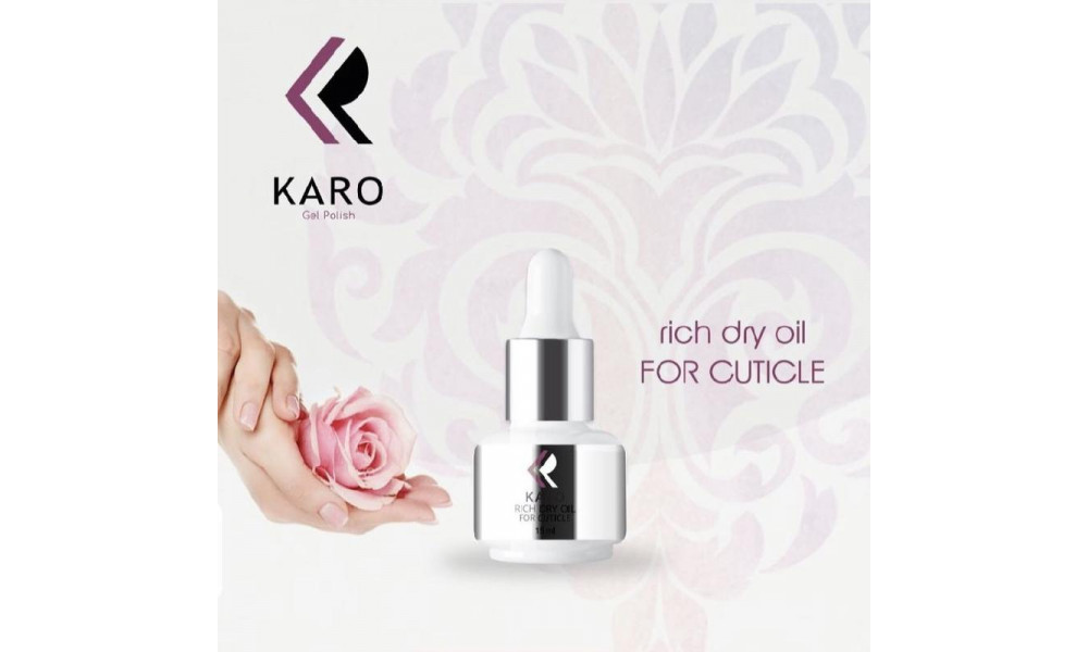 Масло для кутикулы сухое (rich dry oil) 15ml KARO