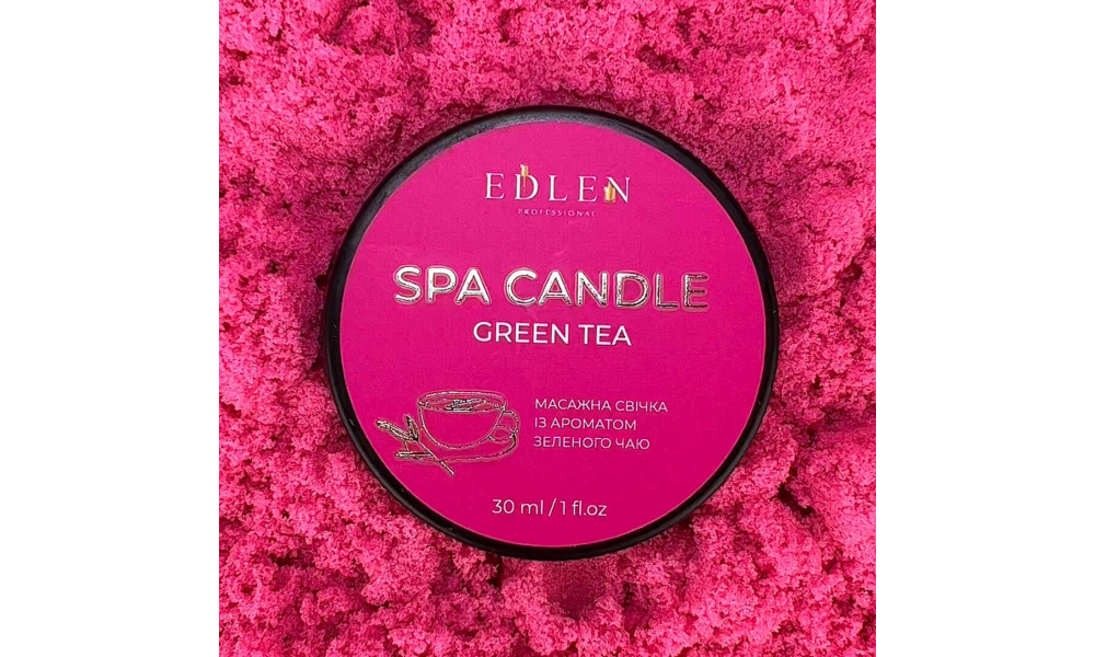 Edlen Spa Candle Green Tea Масажна свічка Зелений чай 30ml