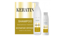 Шампунь безсульфатный с кератином Jerden Proff 1000мл