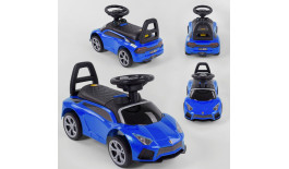 Машина-толокар LB 205 JOY (1) колір синій, музикальний руль,багажник