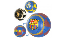 Мяч футбольный 2500-191 (30шт) размер 5, ПУ1,4мм, ручная работа, 32панели, 400-420г, 3вида(клубы),в