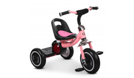 Велосипед M 3650-7 (2шт)три кол.EVA,свет/муз,зад.подножка,накладка на сид,нежно-розовый
