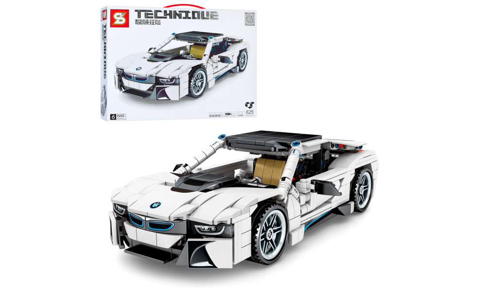 Конструктор 8202, Машина 625 деталей.