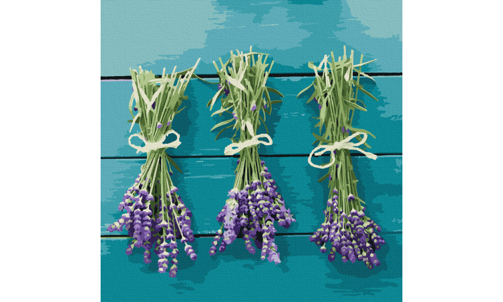 Набір для розпису "Лавандове тріо" 40*40 см 13114-AC